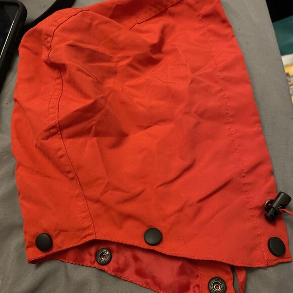 Vintage Lands' End Bomber Jacket Plaid Lining 80s Classic Preppy Women/Men Large - Picture 6 of 6